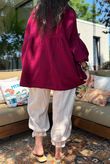 Suri Cushion Cotton Artist Smock Merlot